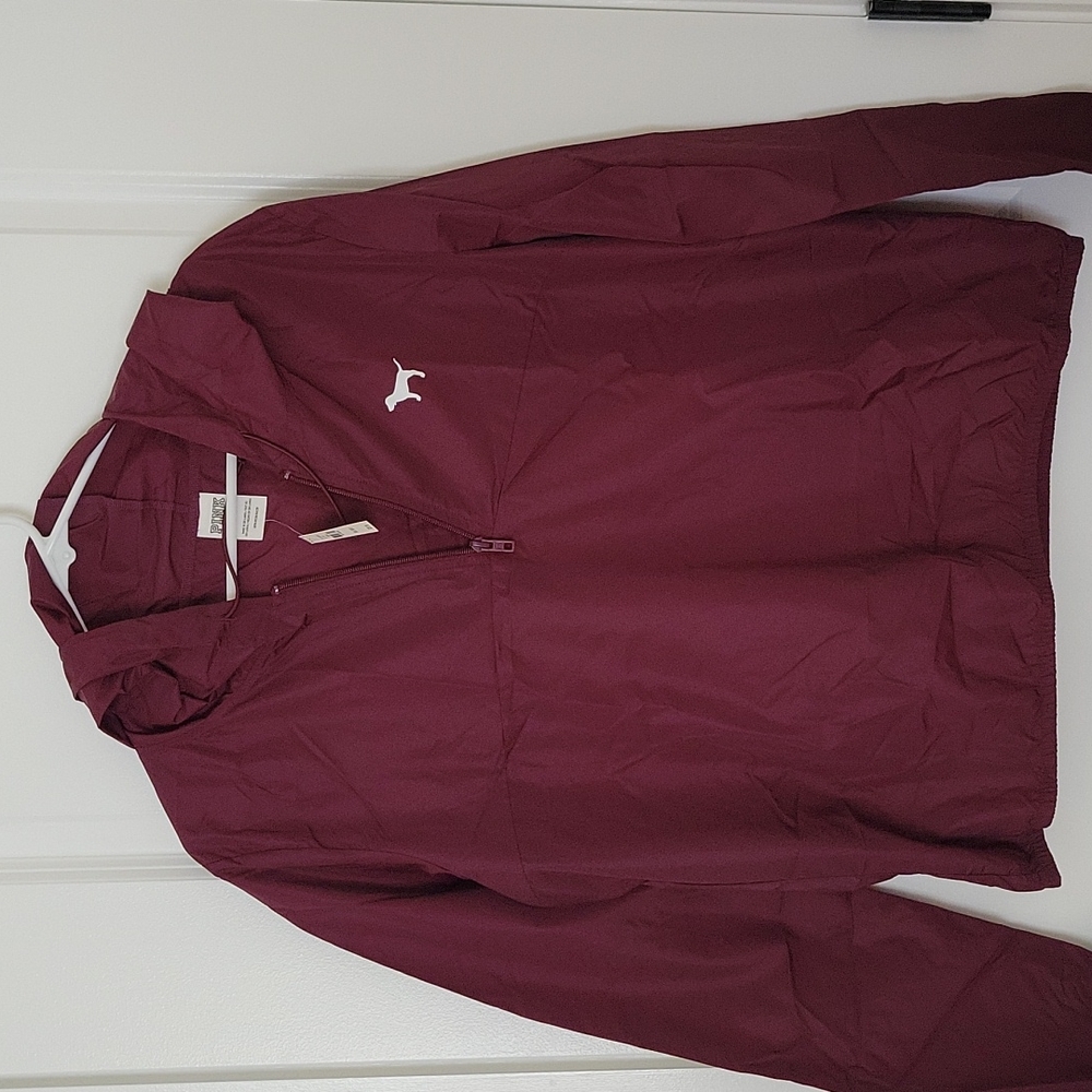 NWT PINK Victoria's Secret Windbreaker Size M/L